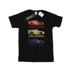 Cars Mens Racer Profile Cotton T-Shirt / Black